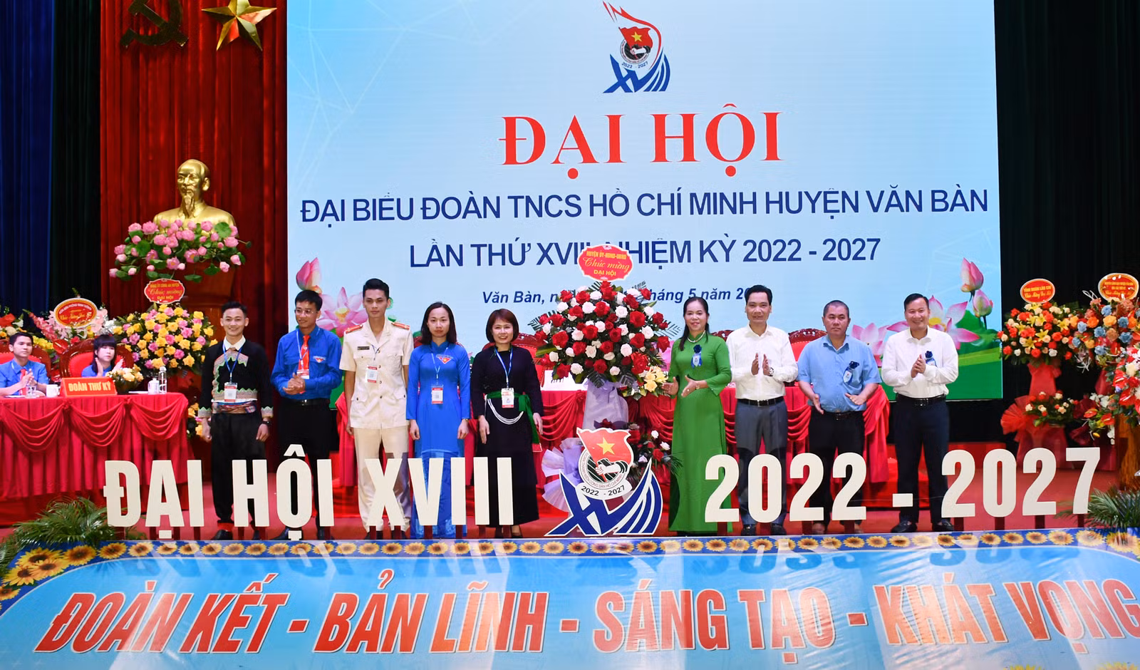 Đại hội đại biểu Đoàn TNCS Hồ Chí Minh huyện Văn Bàn lần thứ XVIII, nhiệm kỳ 2022 - 2027 ảnh 2