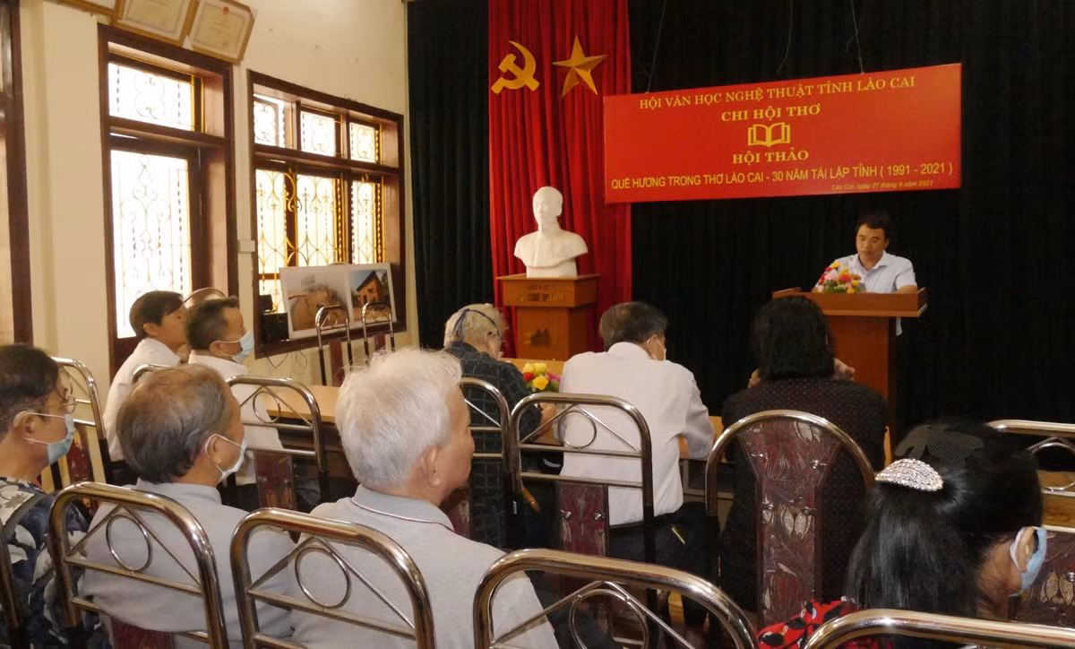 Hội thảo “Quê hương trong thơ Lào Cai – 30 năm tái lập tỉnh (1991 - 2021)" ảnh 1