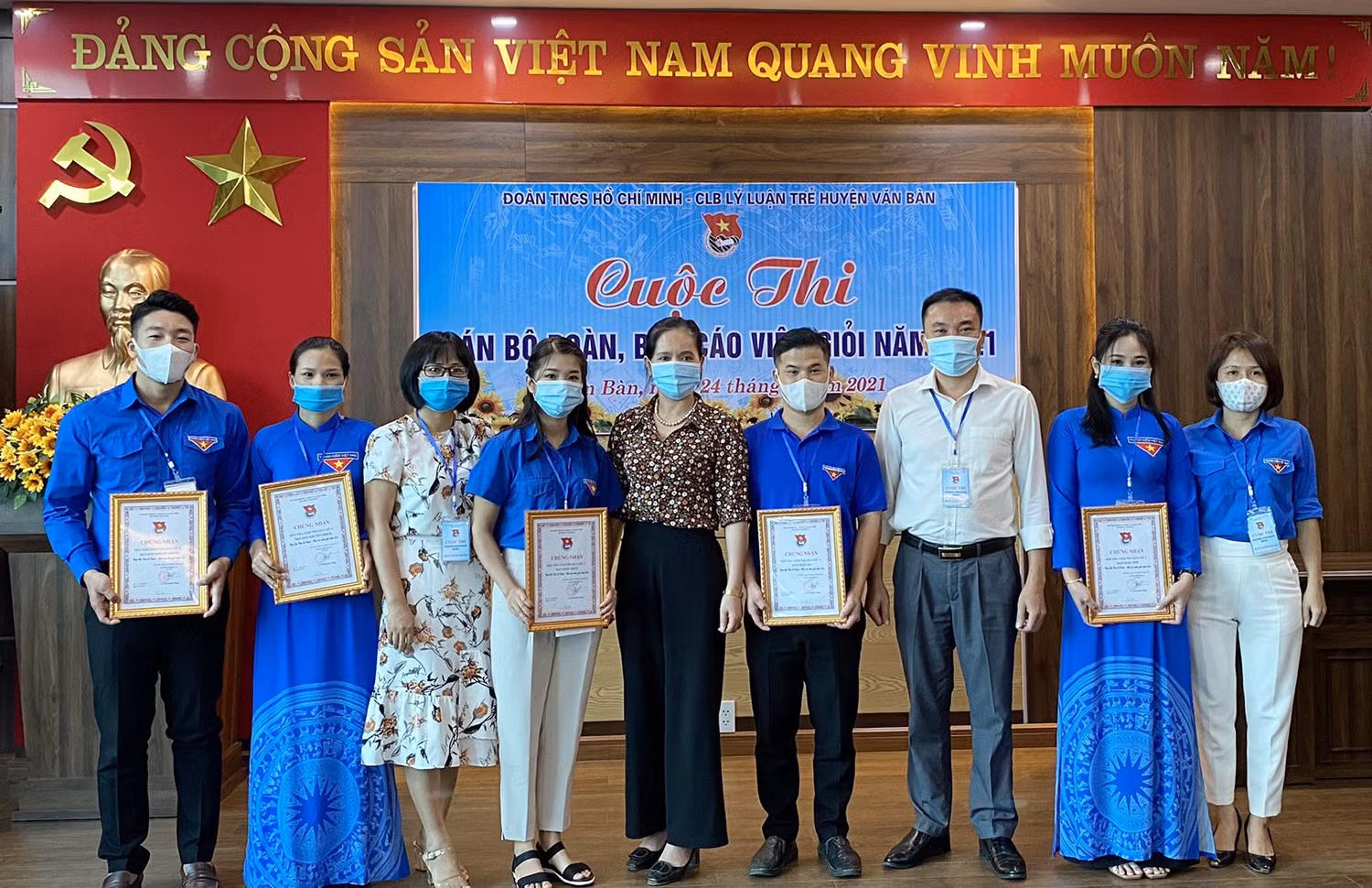 Văn Bàn: Tổ chức hội thi cán bộ đoàn, báo cáo viên giỏi năm 2021 ảnh 3