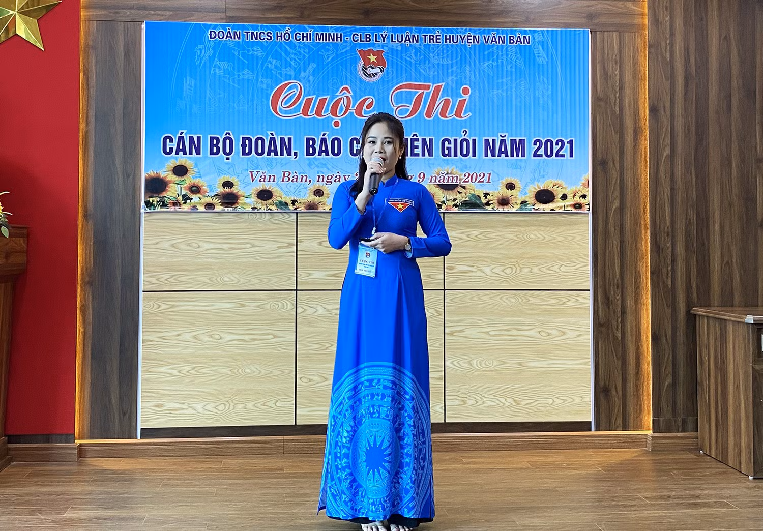 Văn Bàn: Tổ chức hội thi cán bộ đoàn, báo cáo viên giỏi năm 2021 ảnh 2