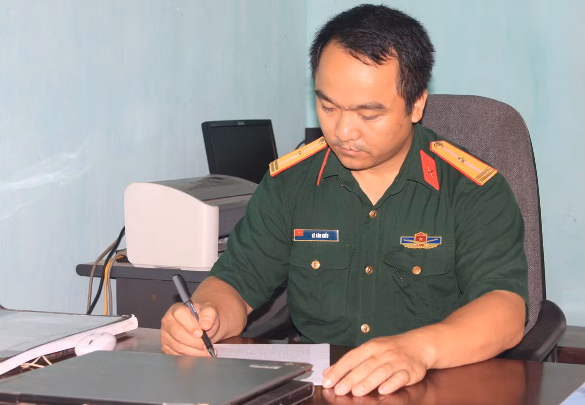 Thiếu tá Lê Văn Kiều.