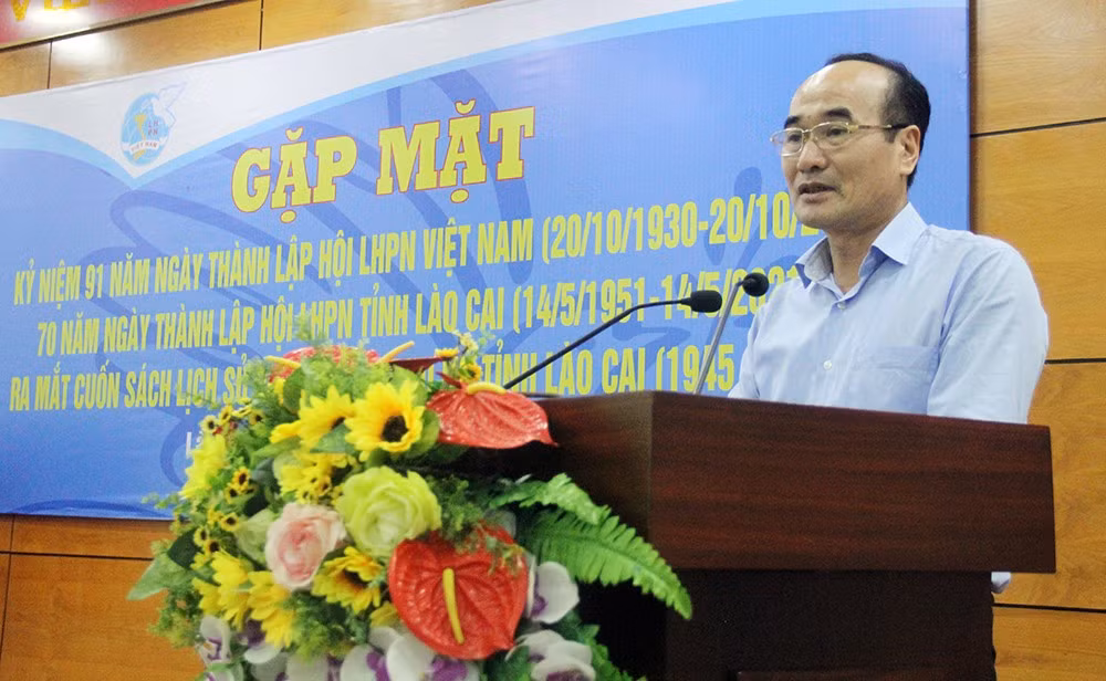 Gặp mặt kỷ niệm 91 năm Ngày thành lập Hội LHPN Việt Nam, 70 năm Ngày thành lập Hội LHPN tỉnh Lào Cai ảnh 4
