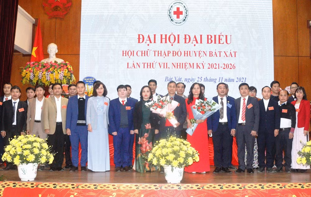 Đại hội đại biểu Hội Chữ thập đỏ huyện Bát Xát lần thứ VII, nhiệm kỳ 2021 - 2026 ảnh 3