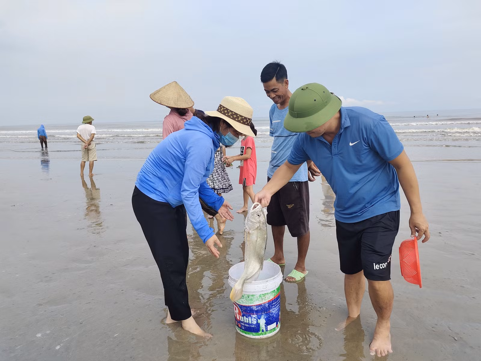 Một ngày làm ngư dân ở biển xanh Móng Cái: Săn hải sản ăn liền, đạp xe giữa hàng dương ảnh 9