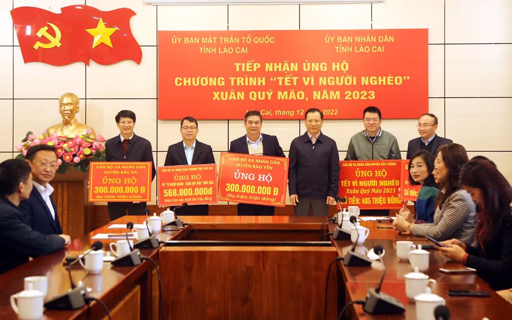 Tiếp nhận hơn 6,5 tỷ đồng ủng hộ "Tết vì người nghèo" xuân Quý Mão, năm 2023 ảnh 6