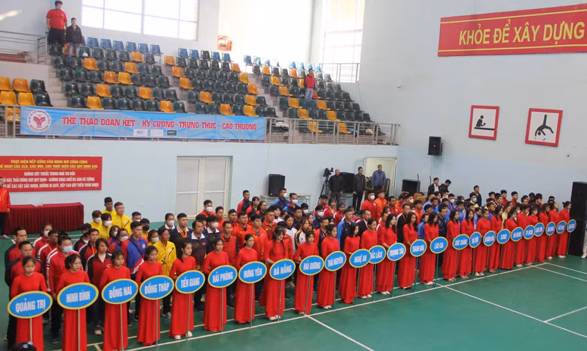 Khởi tranh môn cử tạ trong khuôn khổ Đại hội Thể thao toàn quốc lần thứ IX ảnh 1