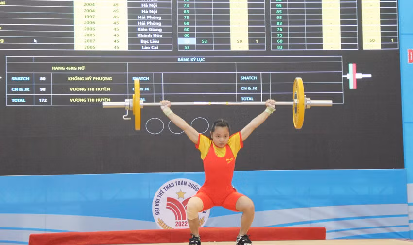 Khởi tranh môn cử tạ trong khuôn khổ Đại hội Thể thao toàn quốc lần thứ IX ảnh 3
