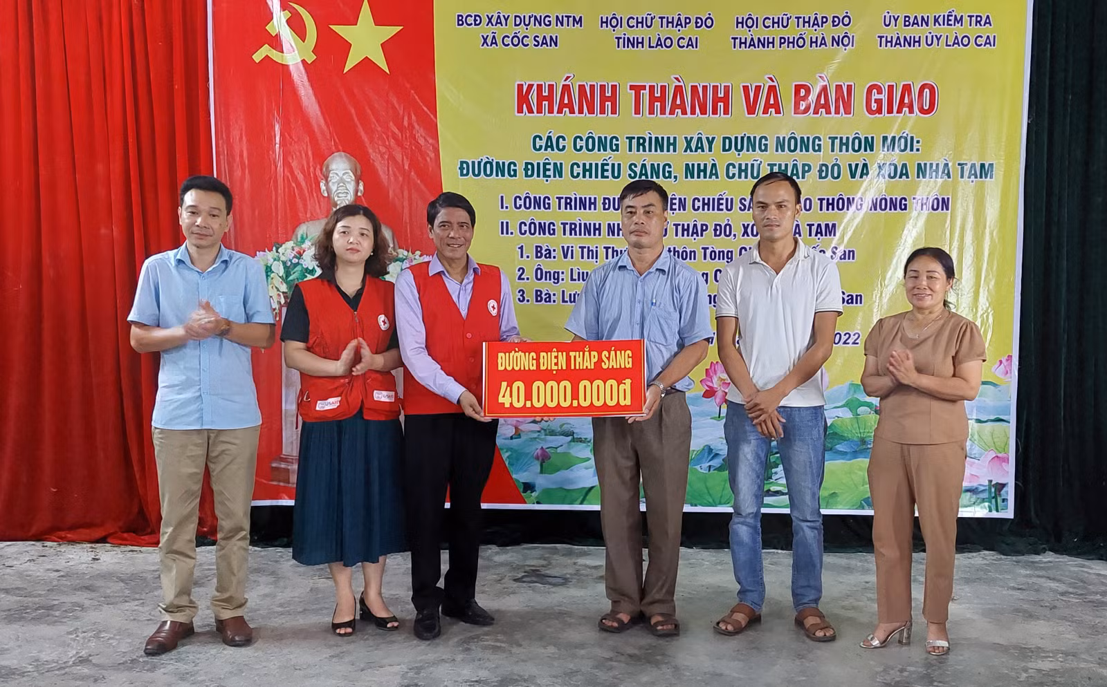 Khánh thành và bàn giao công trình nhân đạo tại xã Cốc San với tổng kinh phí hơn 500 triệu đồng ảnh 1