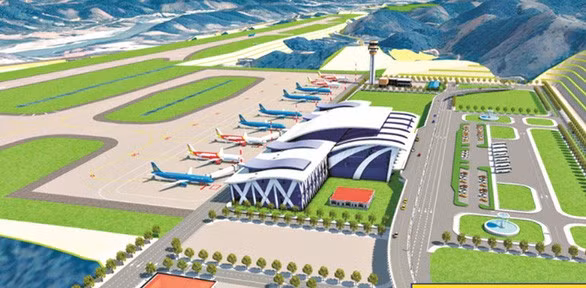 Phối cảnh dự kiến của sân bay Sa Pa.