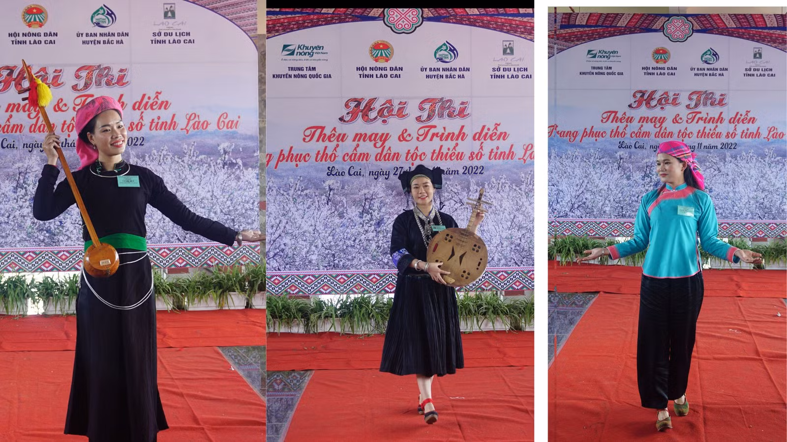 Hấp dẫn Hội thi "Thêu, may và trình diễn trang phục thổ cẩm dân tộc thiểu số"&nbsp; ảnh 8