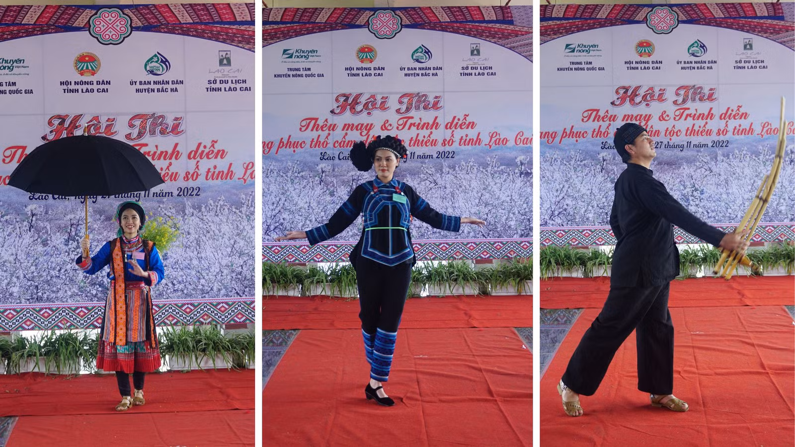 Hấp dẫn Hội thi "Thêu, may và trình diễn trang phục thổ cẩm dân tộc thiểu số"&nbsp; ảnh 6