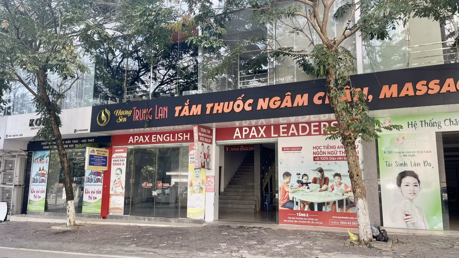Trụ sở Trung tâm Apax English Lào Cai.