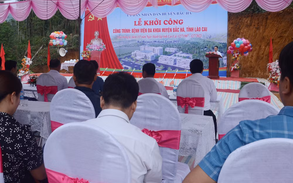 Khởi công xây dựng Bệnh viện Đa khoa huyện Bắc Hà ảnh 1