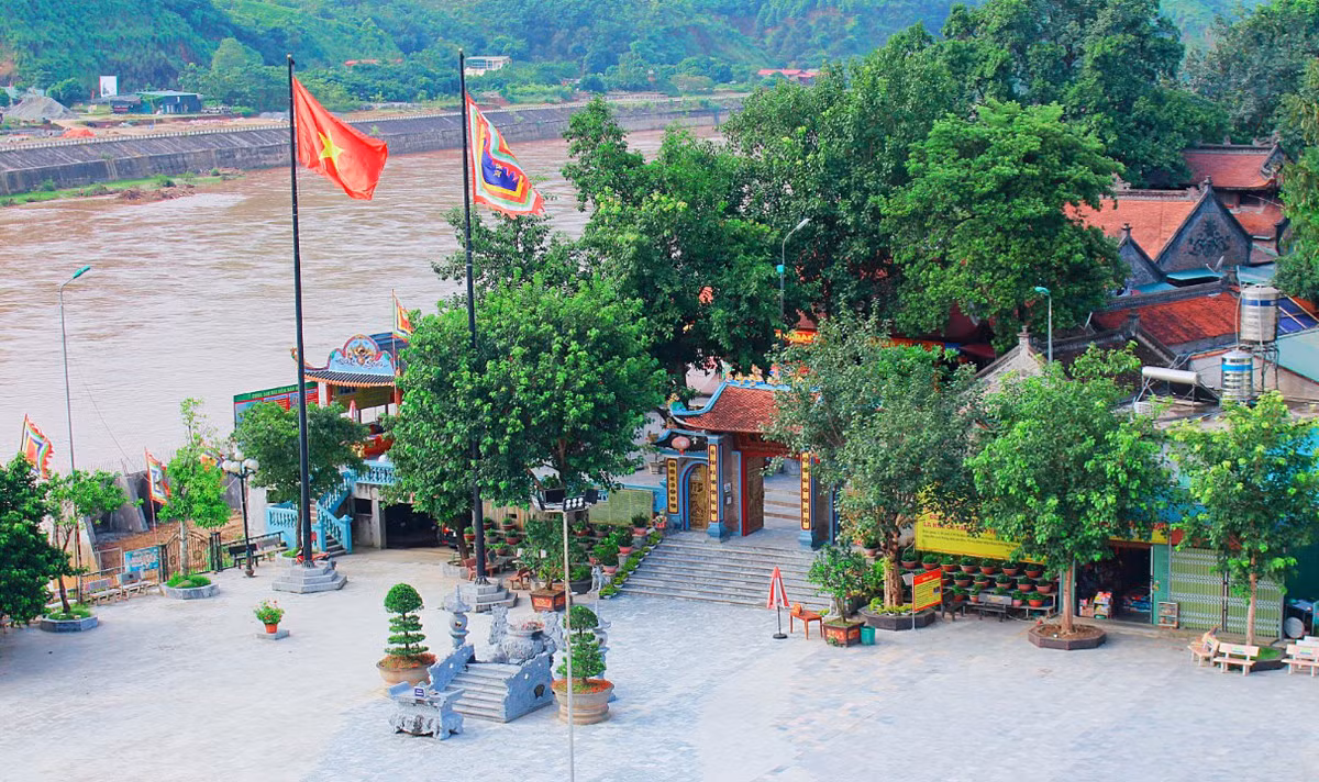 Đền Bảo Hà (Bảo Yên) có diện mạo mới sau khi được trùng tu, tôn tạo.