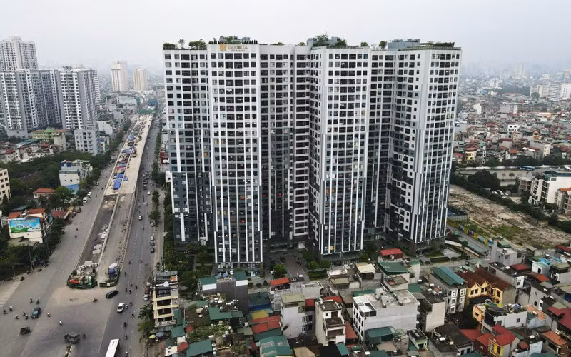 Năm 2022, Bộ Xây dựng tiếp tục tăng cường quản lý để thị trường bất động sản phát triển ổn định. Trong ảnh: Khu chung cư Imperia Sky Garden (quận Hai Bà Trưng). Ảnh: Nguyễn Quang