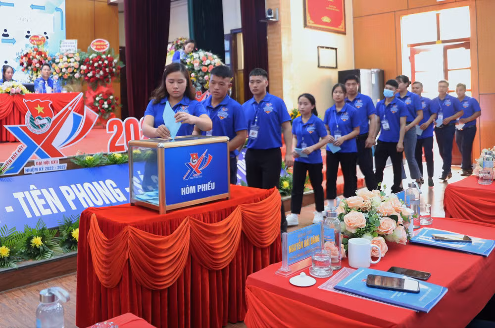 Đại hội Đại biểu Đoàn TNCS Hồ Chí Minh Khối Cơ quan – Doanh nghiệp tỉnh và huyện Bát Xát, nhiệm kỳ 2022 - 2027 ảnh 10