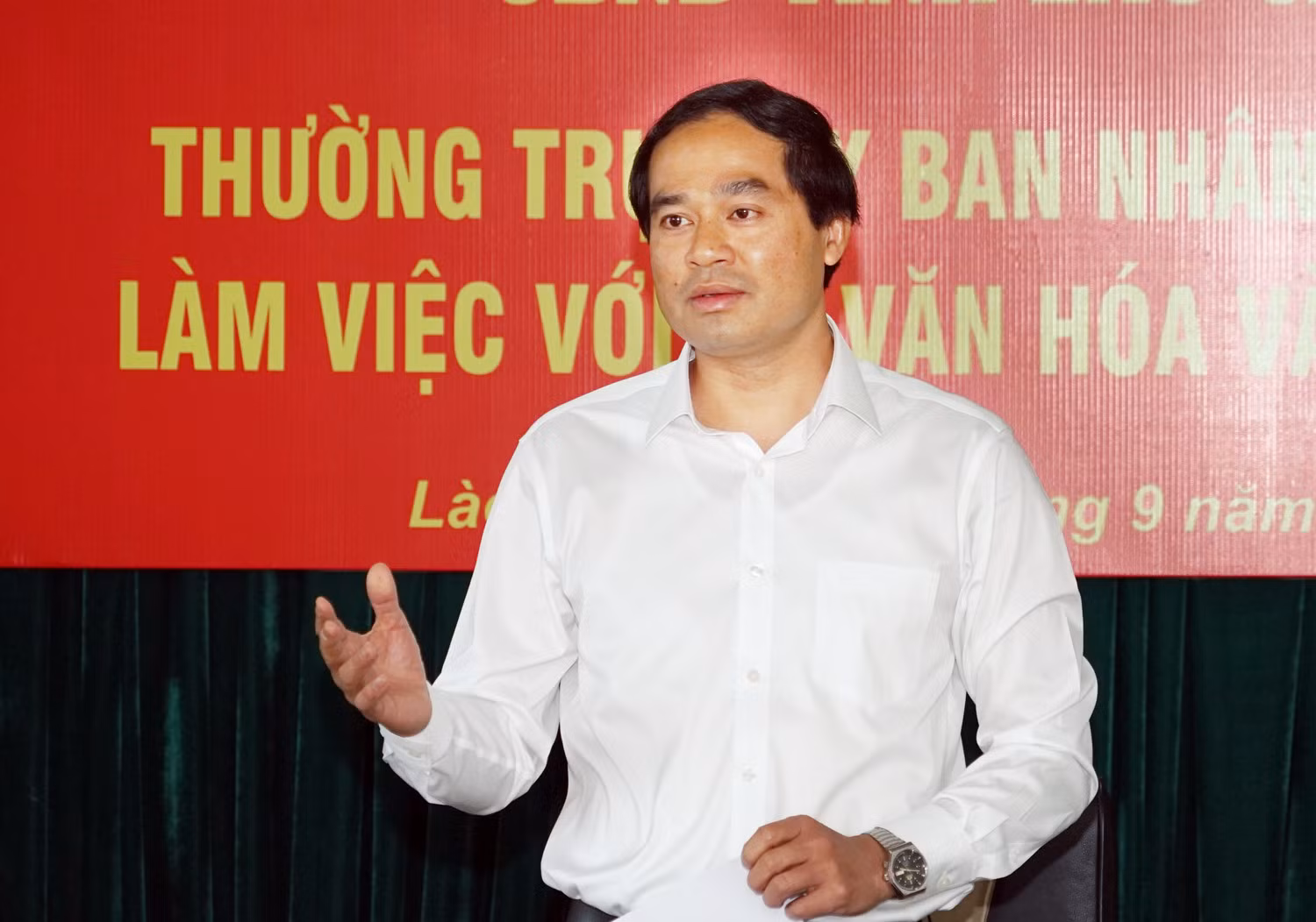 Thường trực UBND tỉnh làm việc với Sở Văn hóa và Thể thao ảnh 5