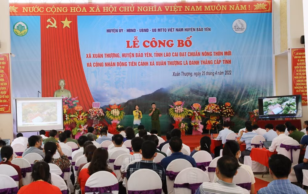 Quang cảnh buổi lễ.