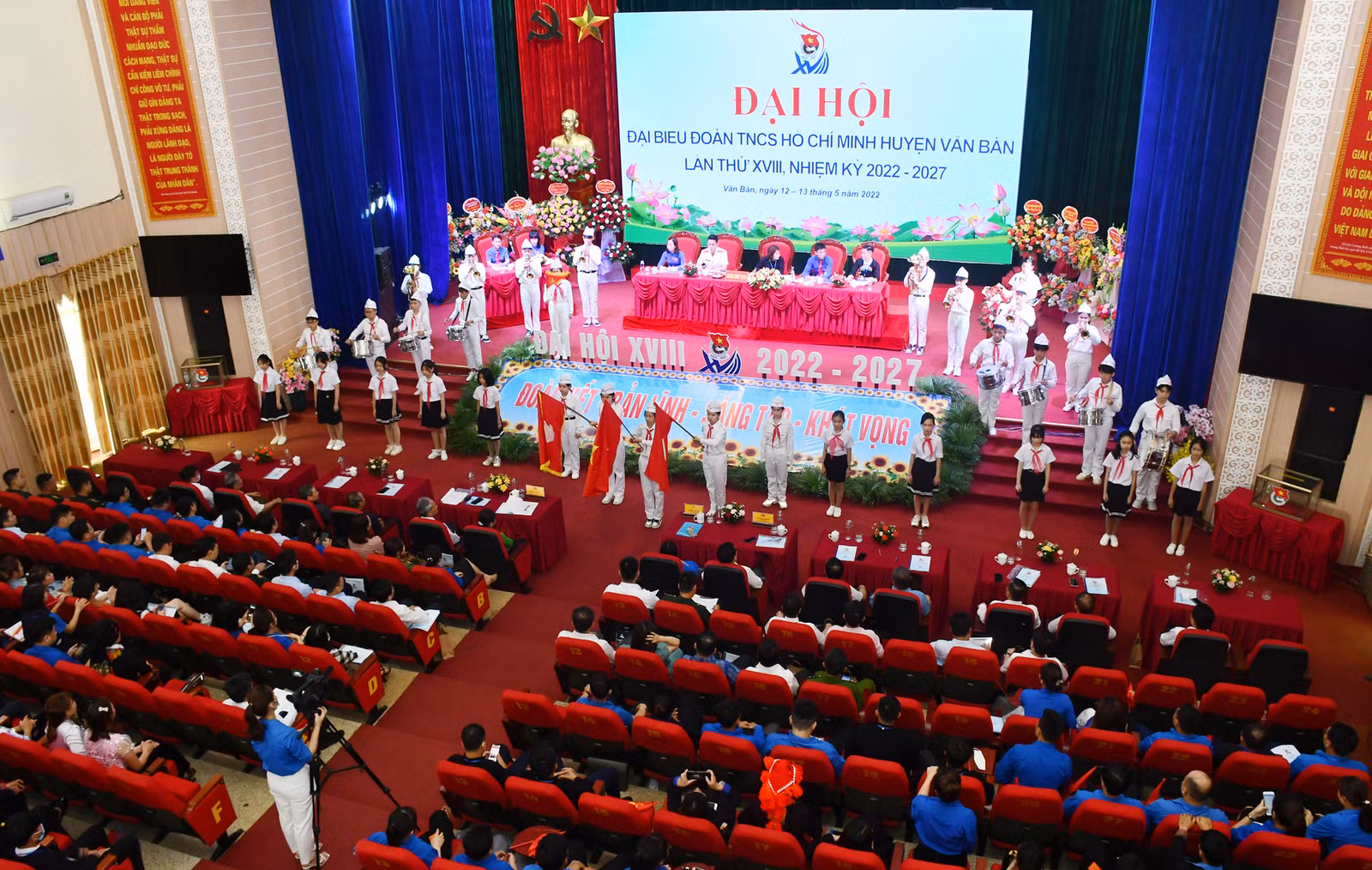 Đại hội đại biểu Đoàn TNCS Hồ Chí Minh huyện Văn Bàn lần thứ XVIII, nhiệm kỳ 2022 - 2027 ảnh 1