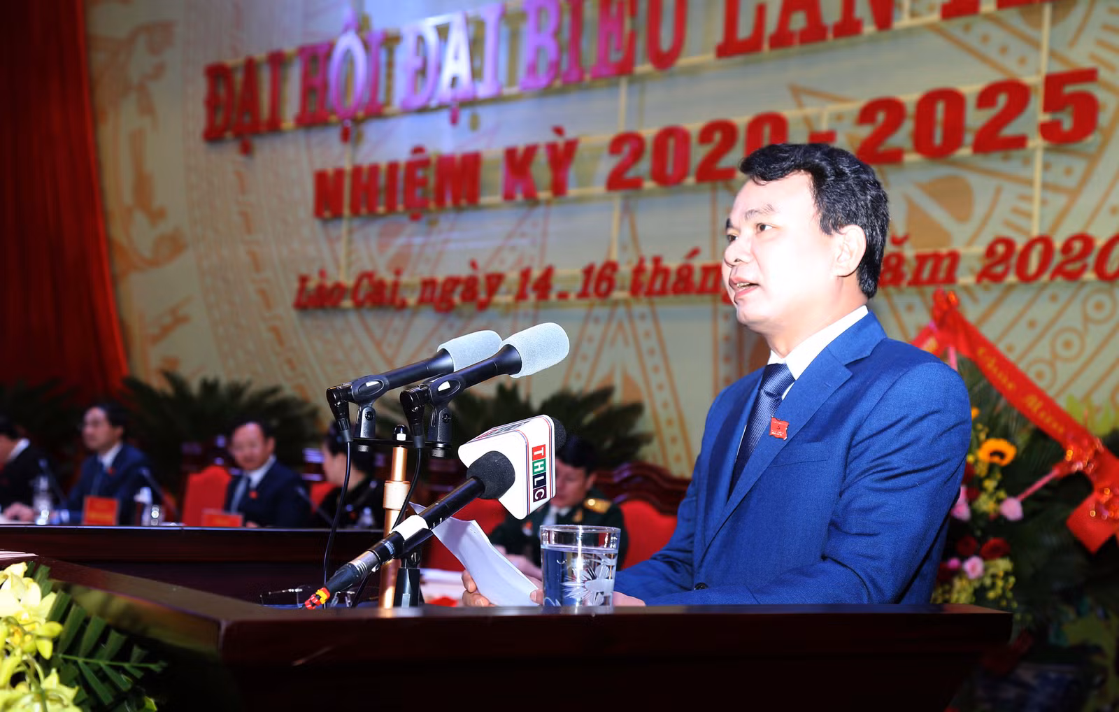 Bí thư Tỉnh ủy Đặng Xuân Phong phát biểu bế mạc Đại hội.