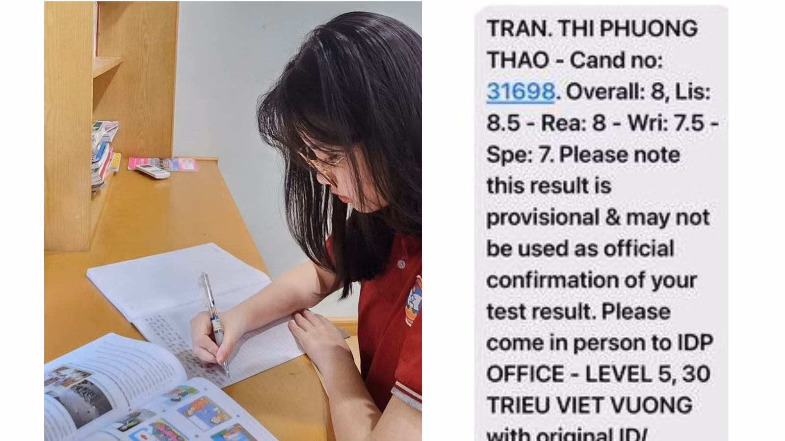 Học sinh THCS thứ 2 của tỉnh Lào Cai đạt IELTS 8.0 ảnh 1