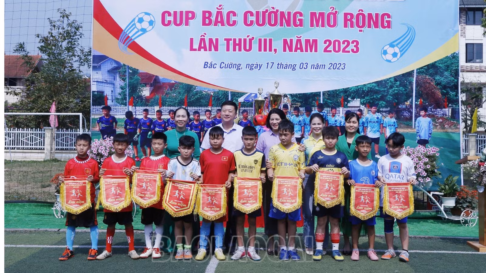 Khai mạc Giải bóng đá mini Cup Bắc Cường mở rộng lần thứ III ảnh 1