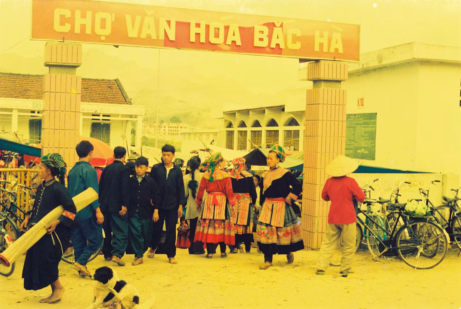 Chợ phiên vùng cao Bắc Hà xưa đẹp như vườn hoa di động ảnh 2