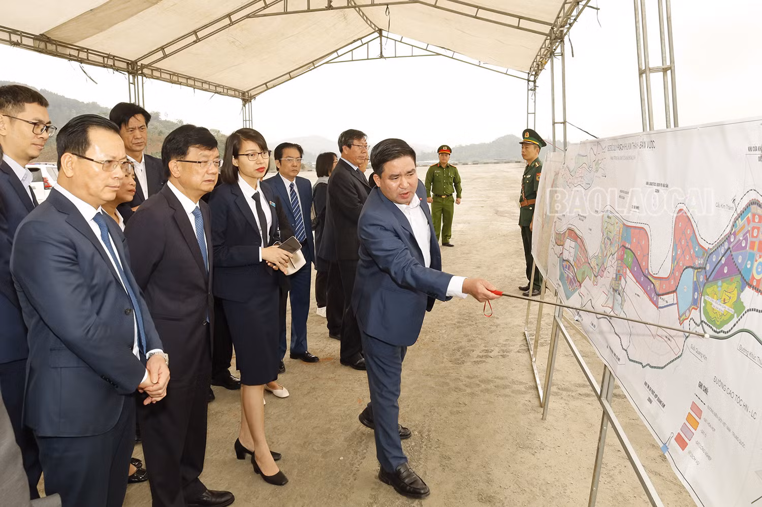 Đoàn đại biểu tỉnh Vân Nam (Trung Quốc) khảo sát một số công trình, dự án trên địa bàn tỉnh Lào Cai ảnh 1