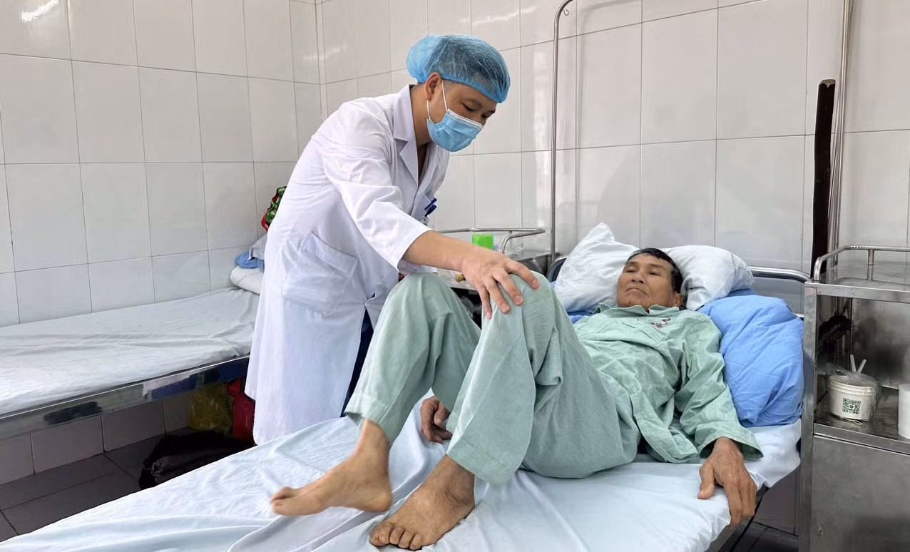 Bệnh nhân bình phục sau 5 ngày phẫu thuật.