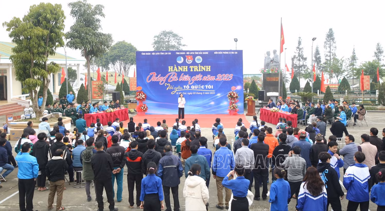Chương trình được tổ chức tại Đồn Biên phòng Si Ma Cai.