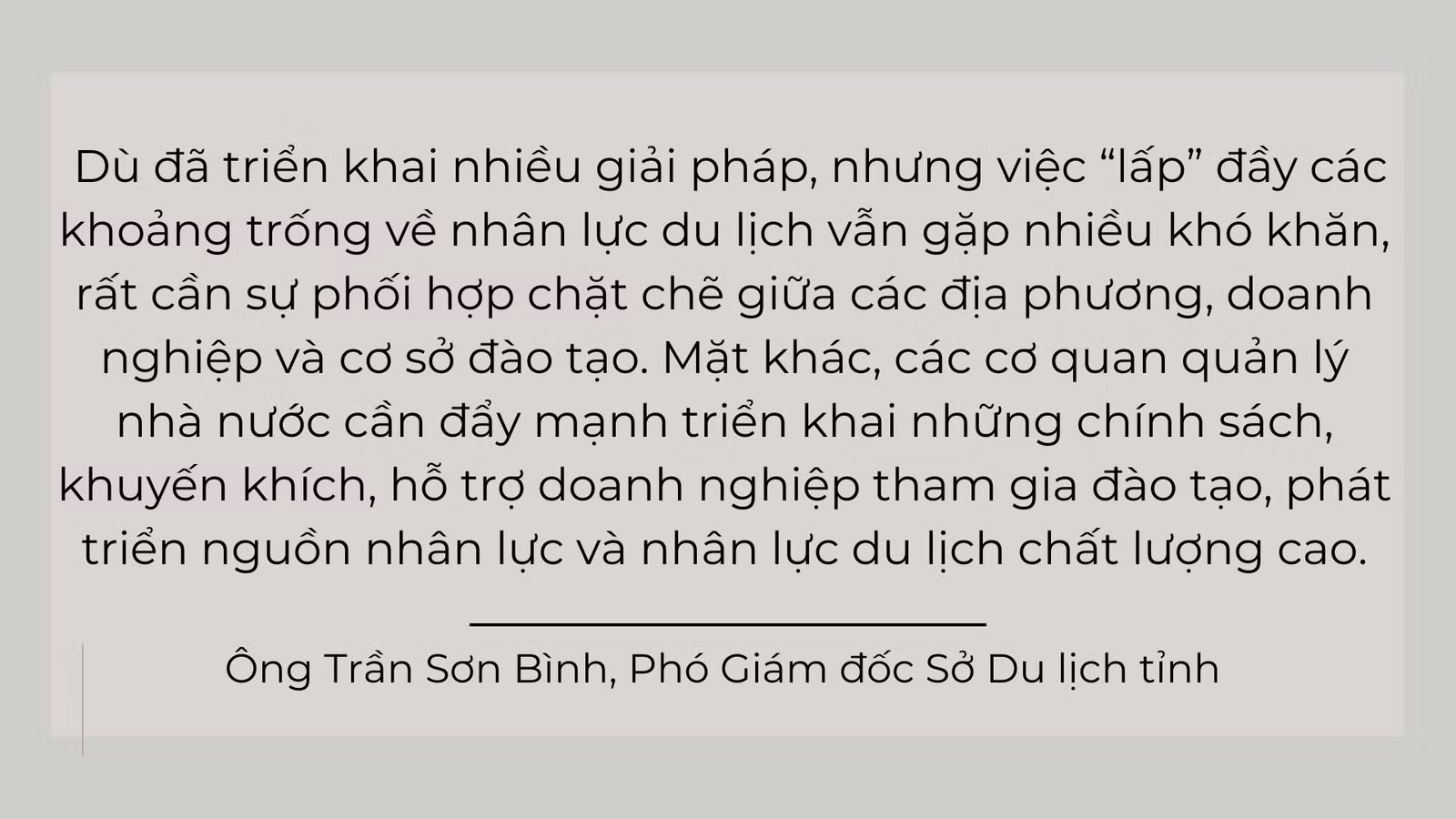 “Lấp” khoảng trống nhân sự ngành du lịch ảnh 6