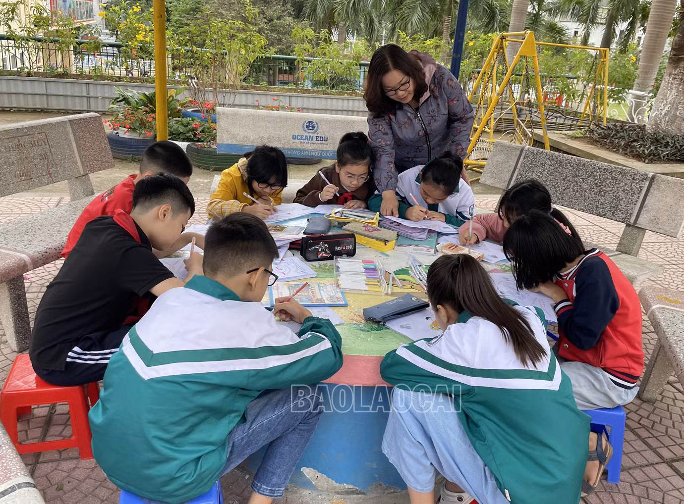 Dự án bảo vệ môi trường của học sinh Lào Cai được đánh giá xuất sắc tại hội thảo trực tuyến tương tác do Pakistan đại diện tổ chức ảnh 1