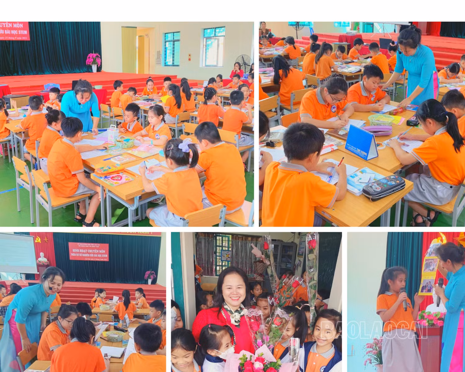 Cô giáo Lê Thị Mùi tích cực tham gia các đợt sinh hoạt chuyên đề của ngành giáo dục.