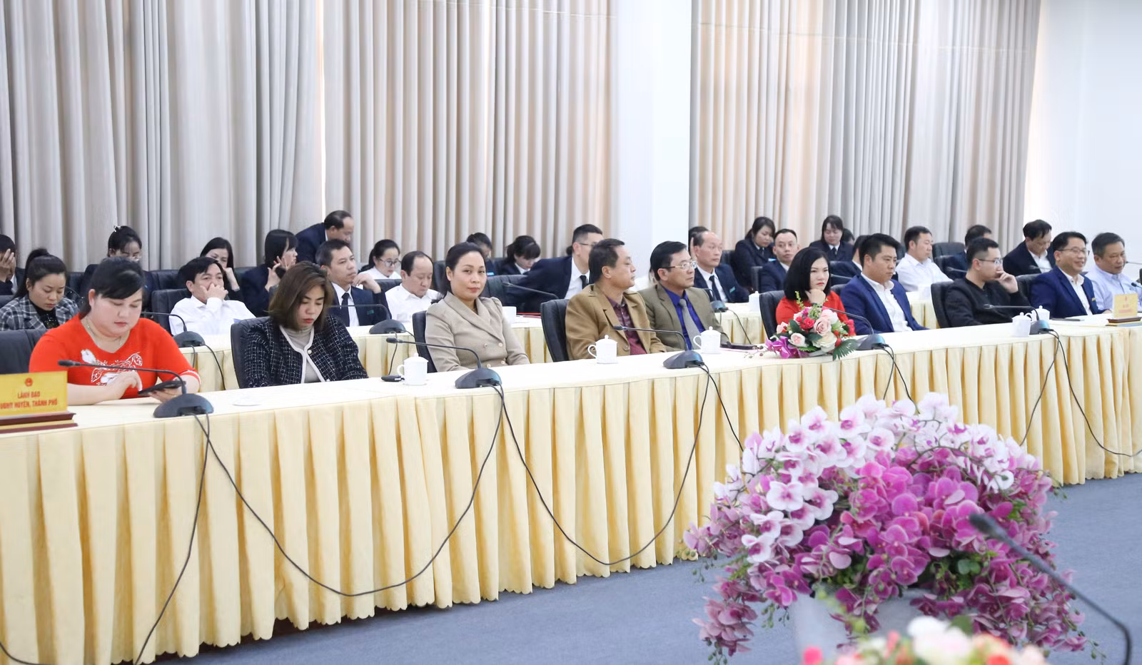 Các đại biểu dự hội nghị.