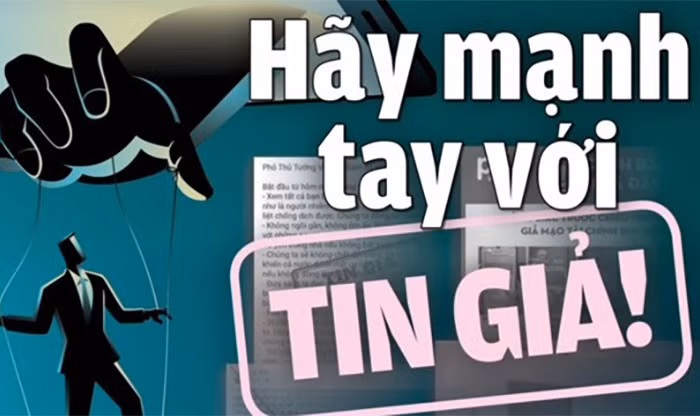 Đừng biến mình và người khác thành nạn nhân tin giả trên không gian mạng ảnh 1