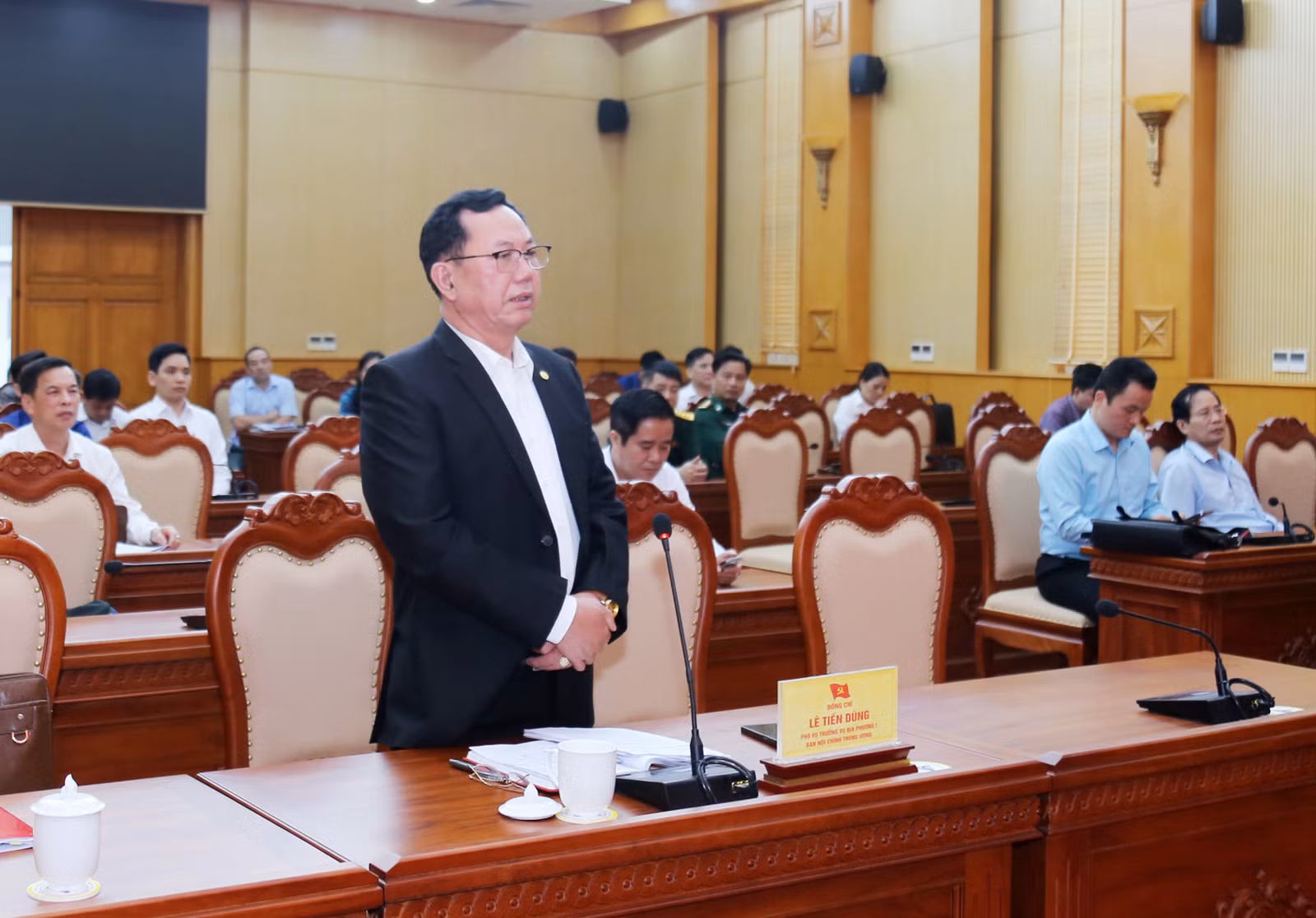 Đại diện Vụ Địa phương I, Ban Nội chính Trung ương nhấn mạnh: "Tỉnh Lào Cai đã thực hiện chủ động, nghiêm túc các văn bản của Trung ương về công tác PCTNTC và CCTP".