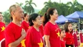 Người dân Lào Cai theo dõi trực tiếp Lễ kỷ niệm và diễu binh, diễu hành 02/9