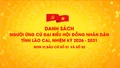 Danh sách chính thức những người ứng cử đại biểu HĐND tỉnh Lào Cai, nhiệm kỳ 2026 - 2031 (đơn vị bầu cử số 1 và số 2)
