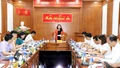 Phó Bí thư Tỉnh ủy Giàng Thị Dung duyệt văn kiện Đại hội Đảng bộ các xã Xuân Ái, Mỏ Vàng, Phong Dụ Thượng và Đông Cuông