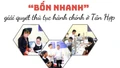 “Bốn nhanh” giải quyết thủ tục hành chính ở Tân Hợp