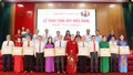 383 đảng viên được tặng, truy tặng Huy hiệu Đảng dịp 19/5