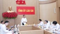 Đồng chí Bí thư Tỉnh ủy Trịnh Việt Hùng làm việc với Ban Nội chính Tỉnh ủy