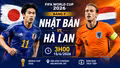 3h sáng 15/6: Nhật Bản sẵn sàng thách thức Hà Lan