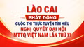 Lào Cai phát động Cuộc thi trực tuyến tìm hiểu Nghị quyết Đại hội MTTQ Việt Nam lần thứ XI