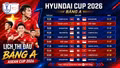 CHÍNH THỨC: Lịch thi đấu ASEAN Cup 2026 bảng A mới nhất