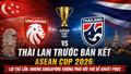 Thái Lan trước bán kết ASEAN Cup 2026: Lợi thế lớn, nhưng Singapore không phải đối thủ dễ khuất phục