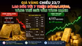 Giá vàng chiều 23/7 lao dốc tới 7 triệu đồng/lượng, vàng thế giới vẫn tăng mạnh