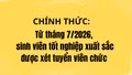 CHÍNH THỨC: Từ tháng 7/2026, sinh viên tốt nghiệp xuất sắc được xét tuyển viên chức