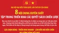 [Infographic] Đại hội Đảng XIV: 8 nội dung xuyên suốt tập trung triển khai các quyết sách chiến lược