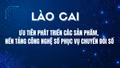 Lào Cai ưu tiên phát triển các sản phẩm, nền tảng công nghệ số phục vụ chuyển đổi số